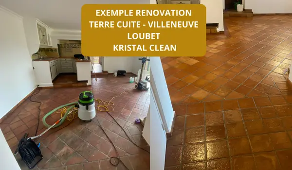 renovation de sol en terre cuite villeneuve loubet