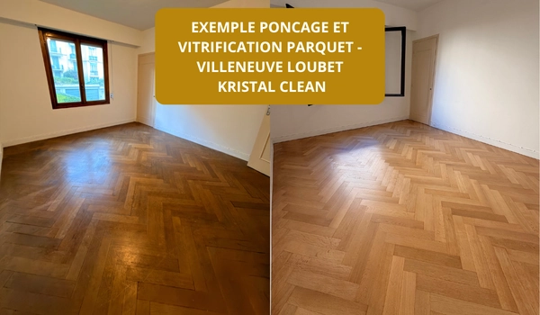 poncage et vitrification parquet VILLENEUVE LOUBET